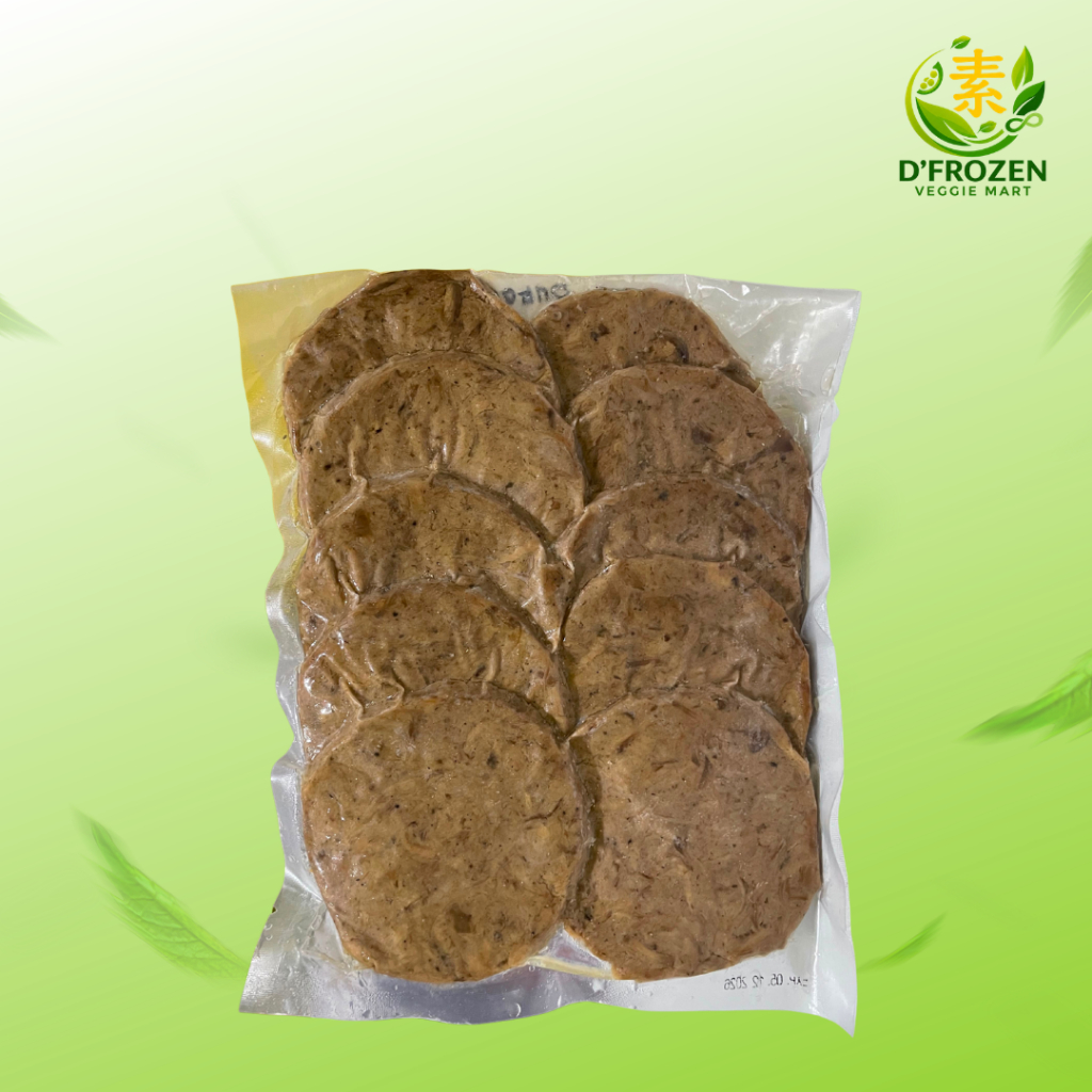 Beef Burger Nabati/ Beef Burger Vegetarian/ Patty Burger Vegetarian/ Daging Burger Nabati Vegetarian