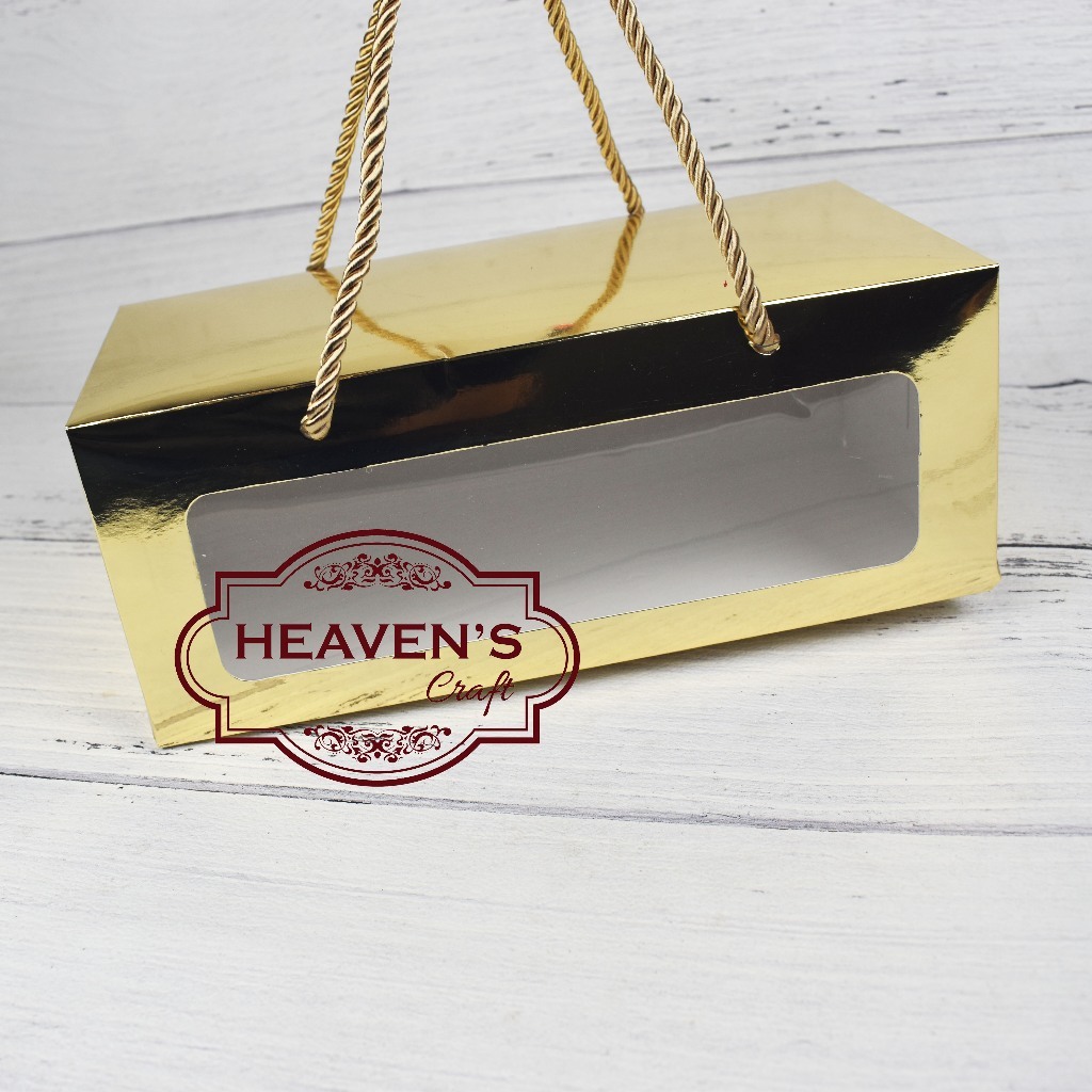 Box Handle Tali / Kotak Roll Cake / Box Pudding / Box Cake / Box Spiku