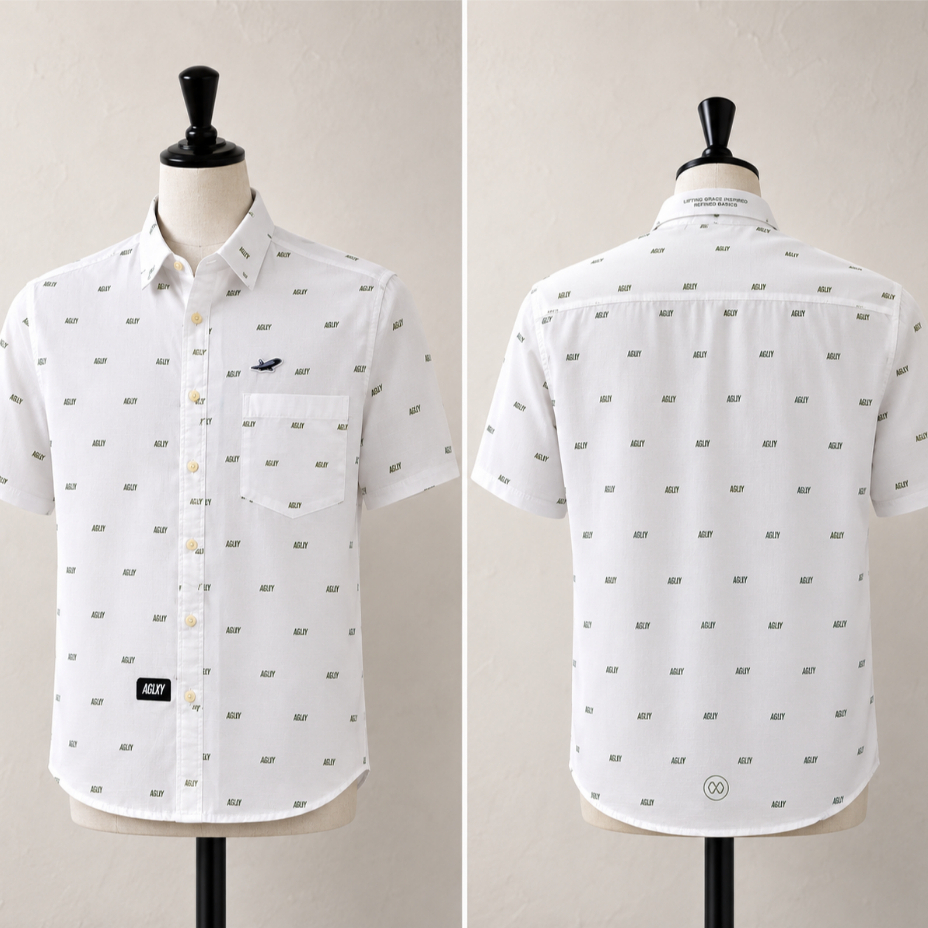 Ageless Galaxy Monogram Shirt Size S (White)