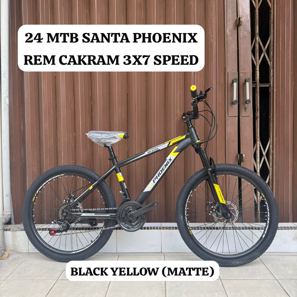 (batam) Sepeda Gunung MTB 24 SANTA PHOENIX Discbrake