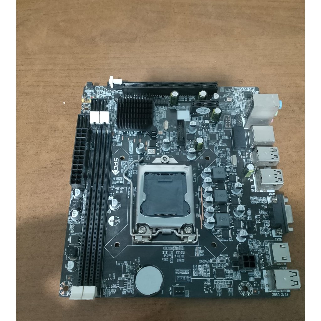 Motherboard H61 Merek SPC (Minus Backpanel) Second Normal Cabutan