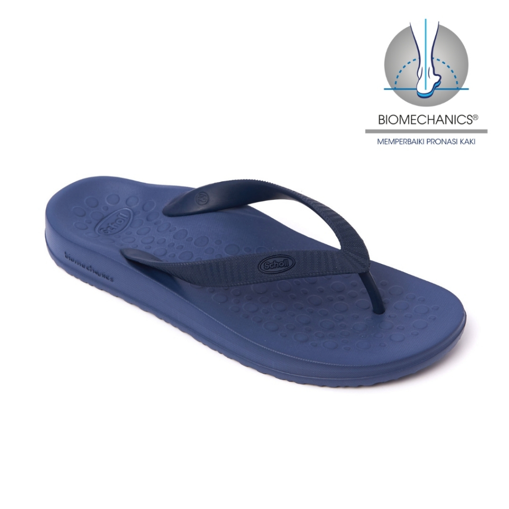 Scholl Sandal Unisex Biom Spectrum Navy Sandal Wanita Unisex