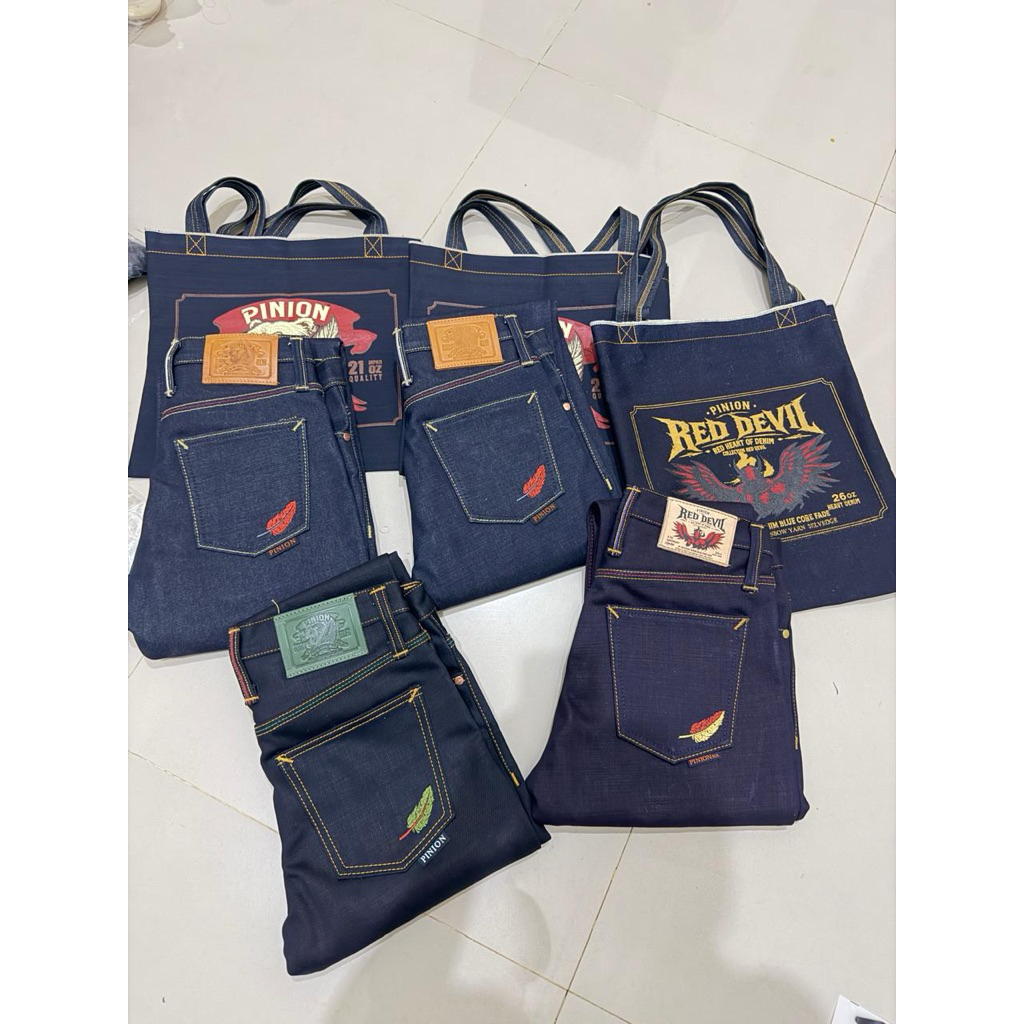 pinion green bear denim thailand