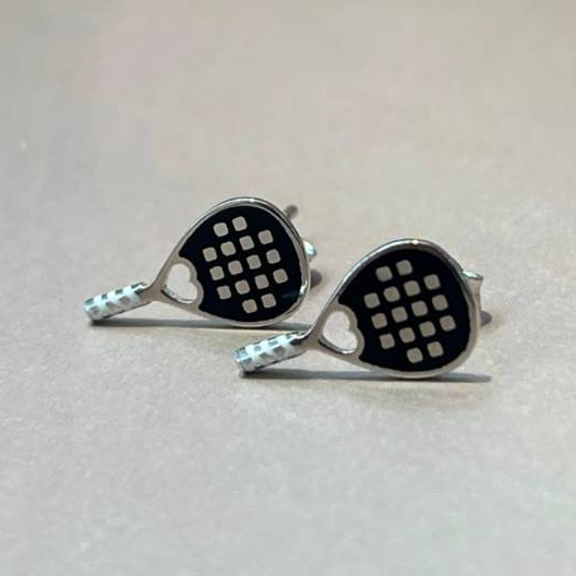 Anting Padel Emas Putih 17K - Amero