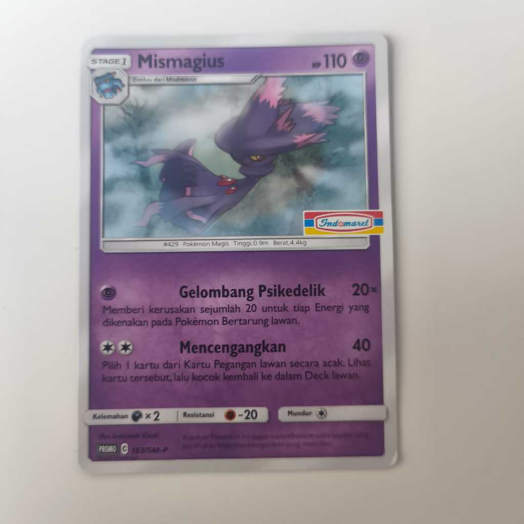 Mismagius Indomaret Promotion 163/SM-P - Pokemon TCG Indonesia