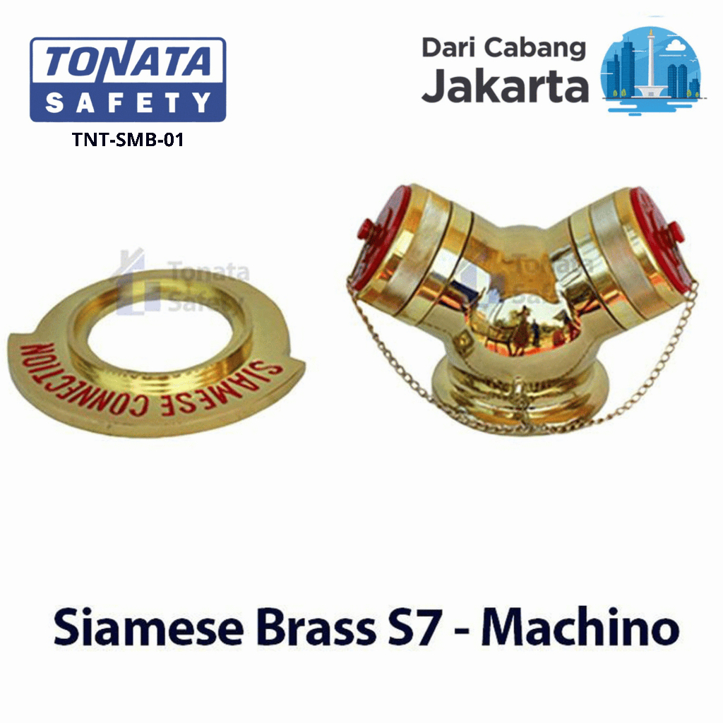 Siamese Brass S7 / Siamese Connection Kuningan / Siamese Machino / Coupling Hydrant Kuningan / Akses