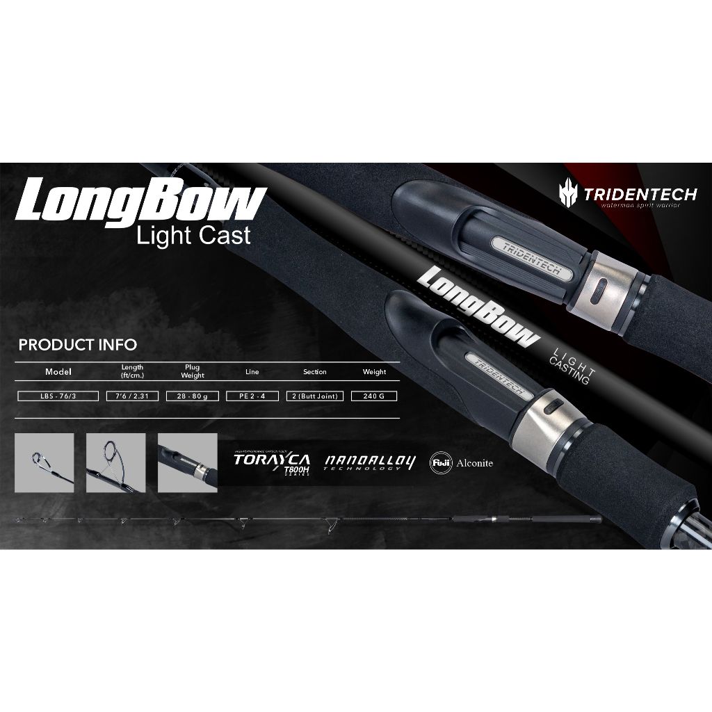 JORAN / ROD TRIDENTECH LONGBOW LIGHT CASTING