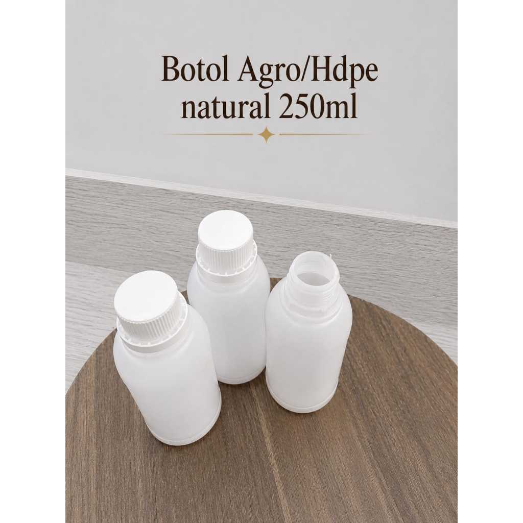 Botol HDPE /Botol Labor 250ml