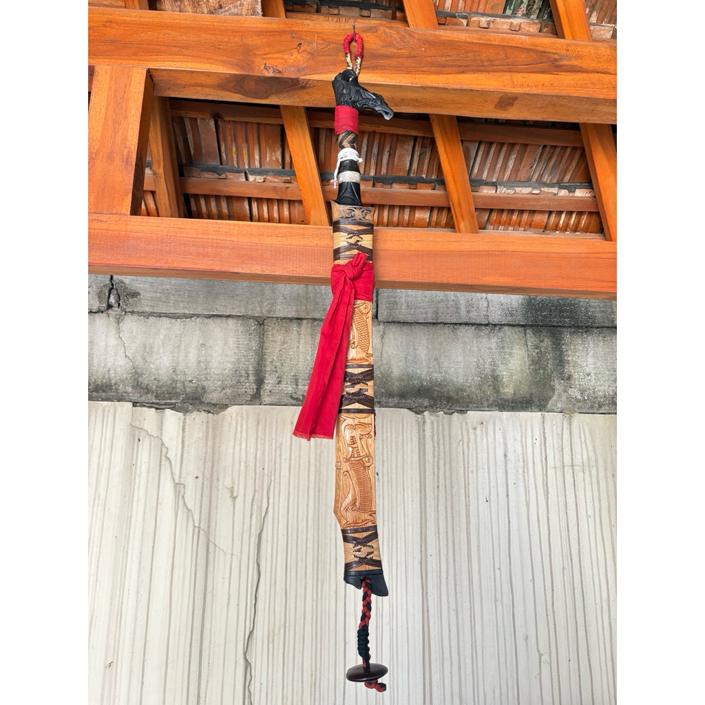 Mandau Dayak Asli Kalimantan Timur - Panjang Total 60 cm