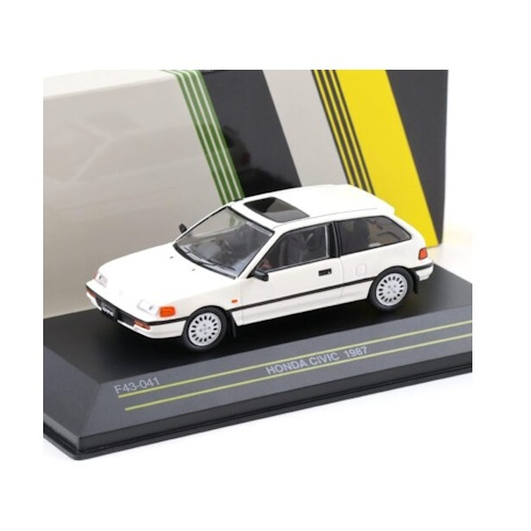 First 43 1/43 Honda Civic 1987 White