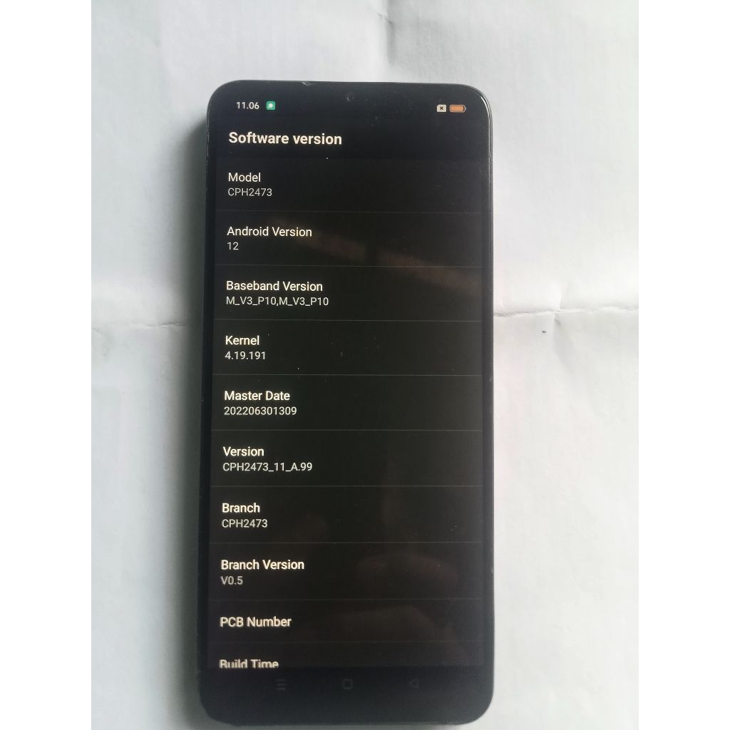 Oppo A77s/A75 lupa pola