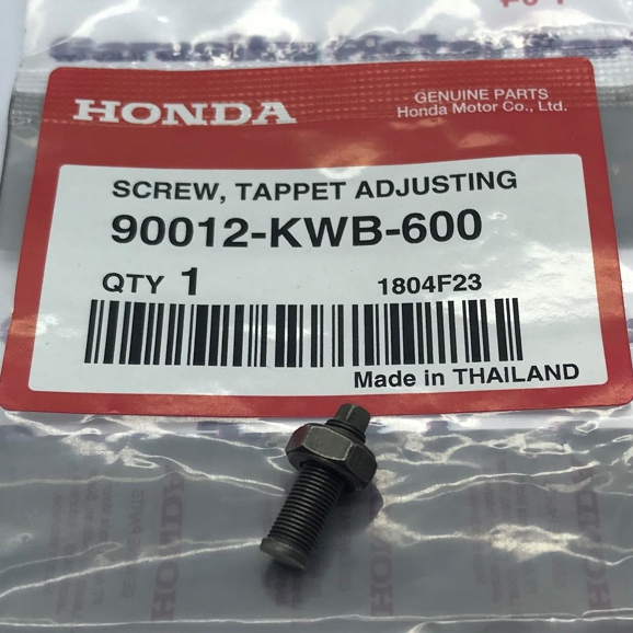 BAUT+MUR SETELAN KLEP HONDA BEAT SCOOPY VARIO PCX ADV GRAND BLADE SUPRA KARISMA 90012-KWB-600 (1PCS)