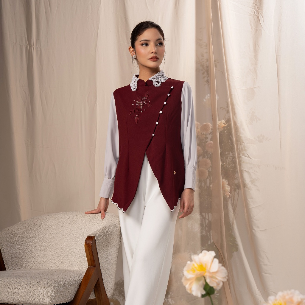 Vaia Atelier - Atasan Kemeja Wanita Ratimaya