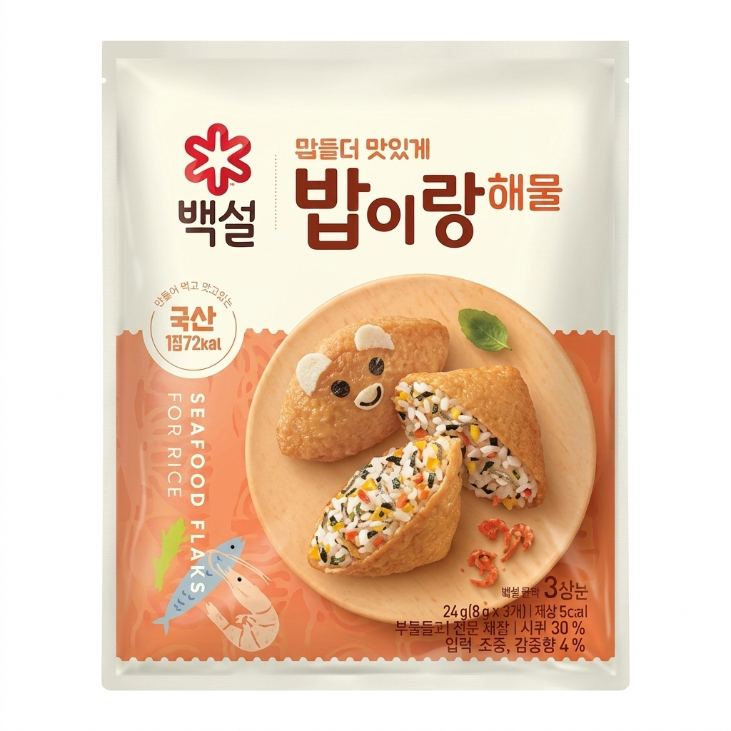 BEKSUL Rice Seasoning Mix Seafood 24GR/Bumbu Nasi Rasa Seafood KOREA