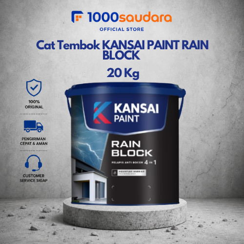 Cat Tembok KANSAI PAINT RAIN BLOCK 20 Kg