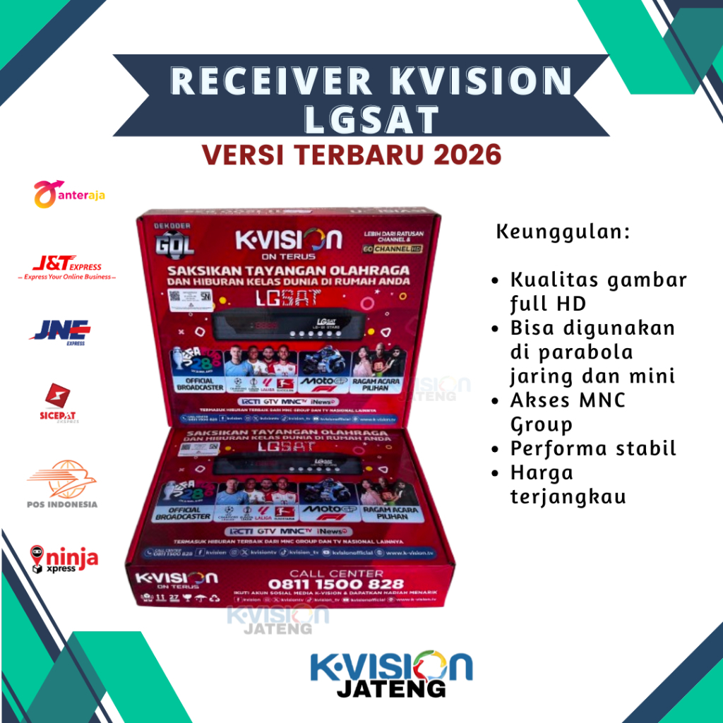 Receiver GOL K-vision LG Star Free MNC GROUP