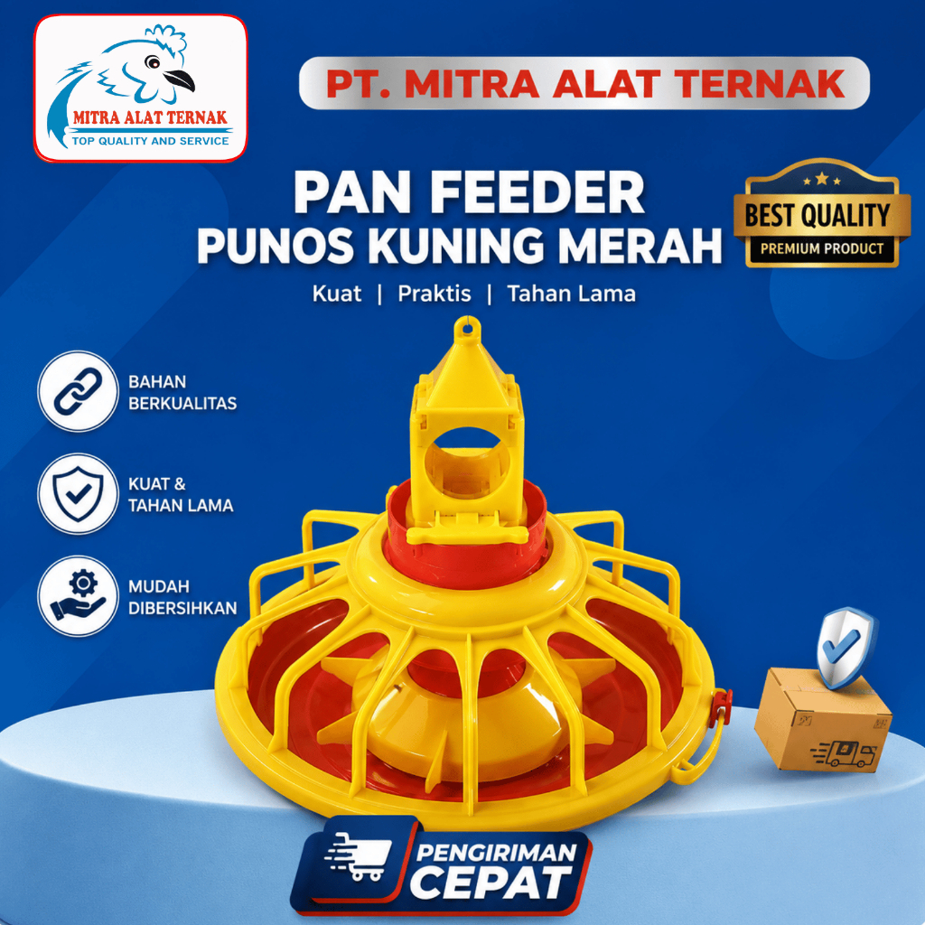 Pan Feeder Otomatis - Tempat Pakan Ayam Otomatis