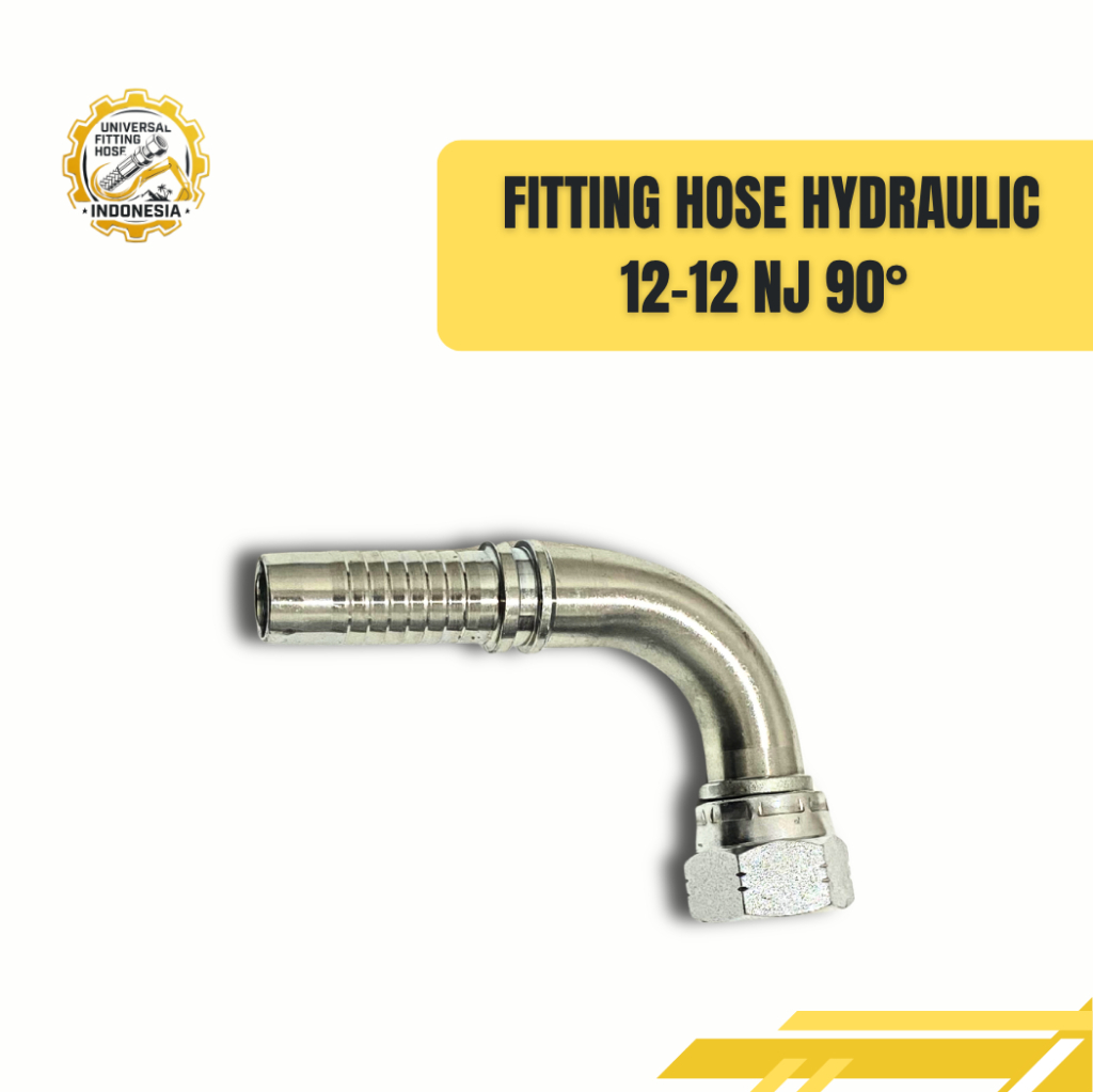 FITTING HOSE HYDRAULIC 12-12 NJ 90°