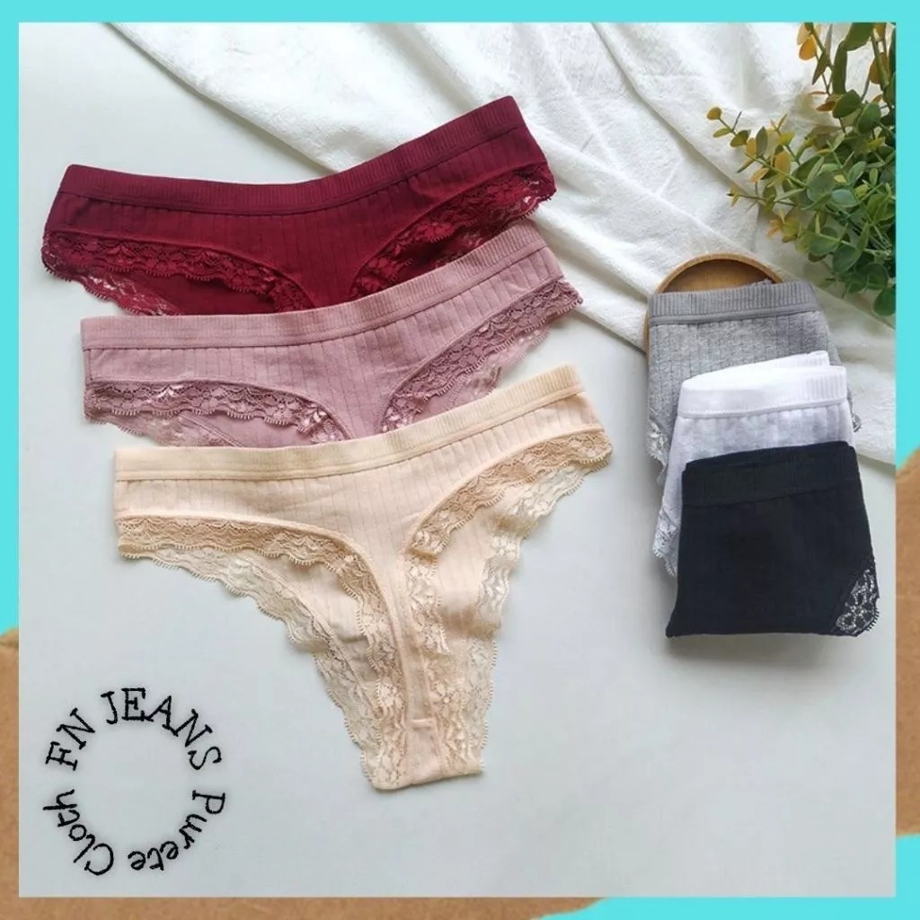 Celana Dalam Thong Wanita CD Model Thong Sexy Underwear Lingerie PDW 25