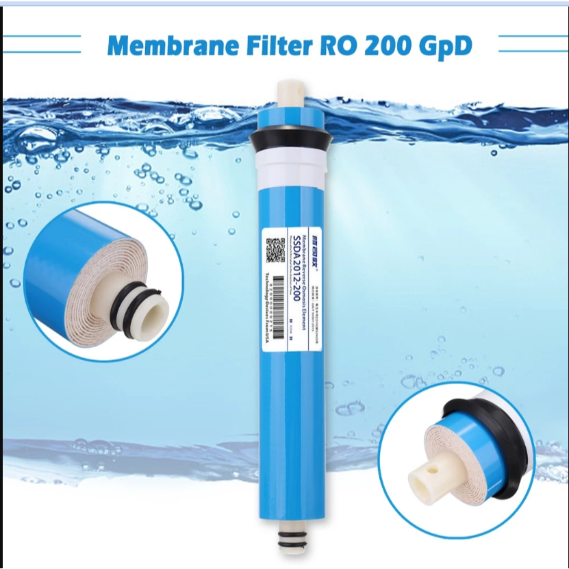 Filter Air Membrane RO Filter Air RO 200 Gpd Housing Refill Filter Membrane Penjernih Air Minum