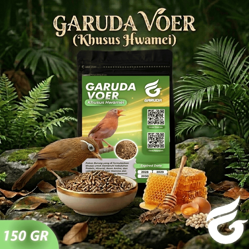 VOER BURUNG WAMBIE | VOER HARIAN | VOER NUTRISI KOMPLIT | GARUDA VOER HARIAN KHUSUS WAMBIE | GARUDA 