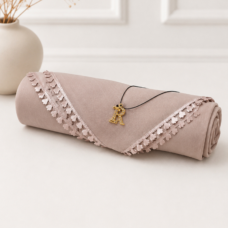 Hijab Zaryta Segi Empat - Katun Eksimer Adem, Ukuran 110x110 cm