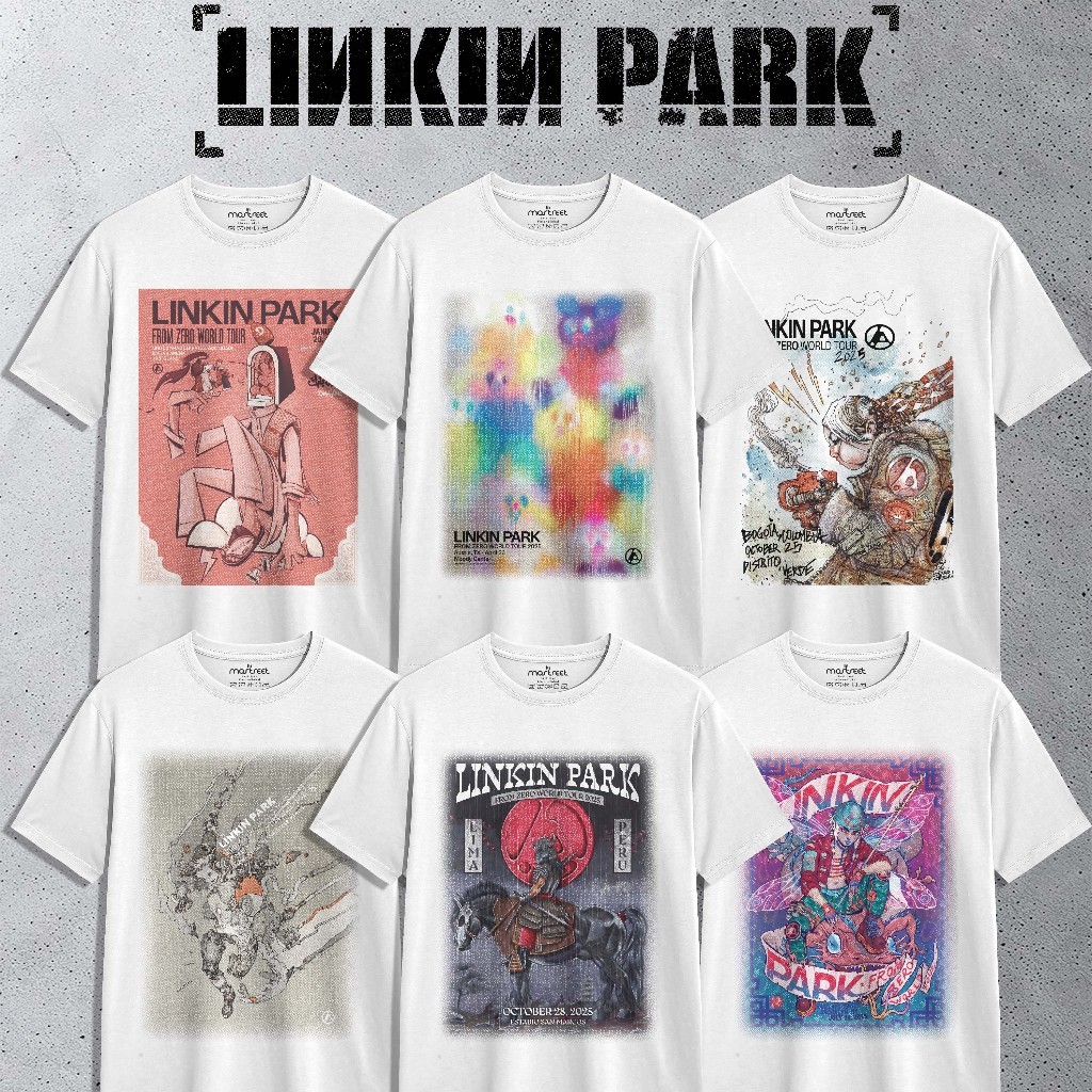 Mostreet Kaos Linkin Park | Kaos Band Linkin Park | Vintage Album | Kaos Cotton Combed 24s | Sablon 