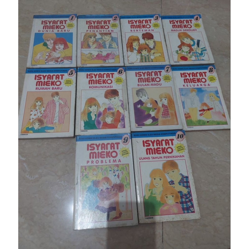 Komik Original Serial Cantik Isyarat Mieko Bekas 1-10 (Tamat)