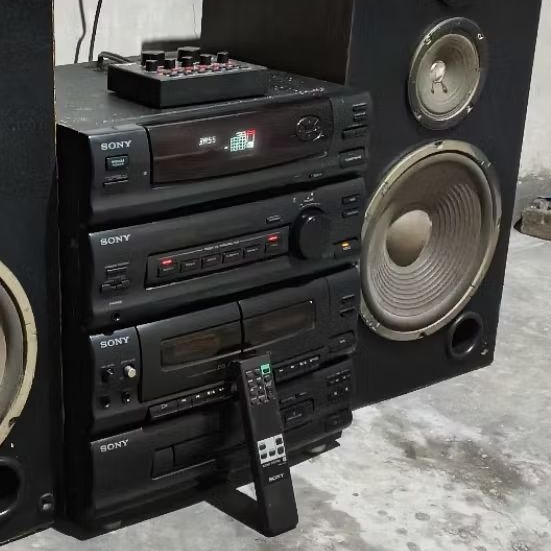 HEAD UNIT SONY LBT fungsi Aux / Compo / power amplifier