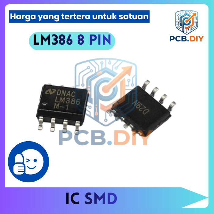 SMD - LM386 Audio Power Operational Amplifier Direct Plug Amplifier IC Chip LM386 LM386N LM 386 N LM