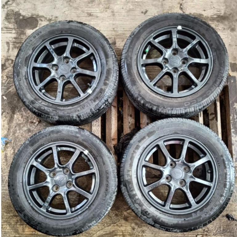 VELG OEM NEW AYLA RING 14 PCD 4X100 BAN GT 175/65