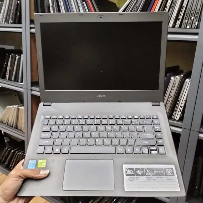 Laptop Acer Aspire E5 473G Core i7 4510U RAM4GB SSD128GB Nvidia GeForce 920M Nyaman Untuk Typing Sec