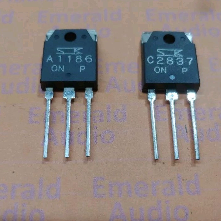 Transistor 2SA1186 2SC2837 ORIGINAL SANKEN Transistor A1186 C2837 TR Driver Amplifier PNP NPN