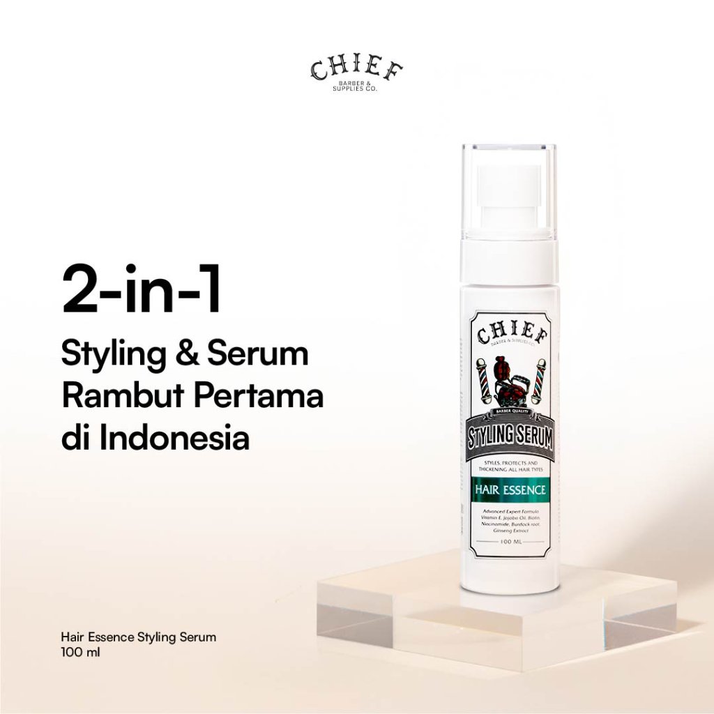 CHIEF Haircare Package - Chief Hair Styling Serum 100ml & Chief Shampoo