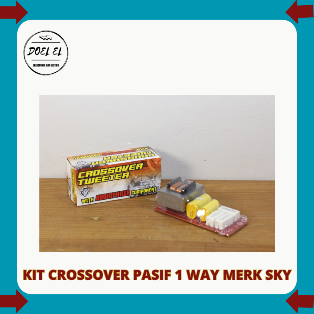 KIT CROSSOVER TWEETER 1 WAY MERK SKY | KIT CROSSOVER PASIF