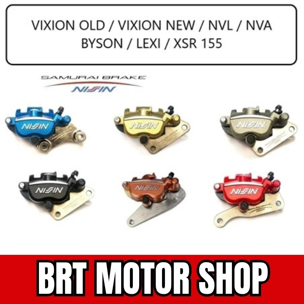 Kaliper Rem Depan NISSIN 2 PISTON VIXION OLD VIXION NEW NVL NVA BYSON LEXI XSR 155