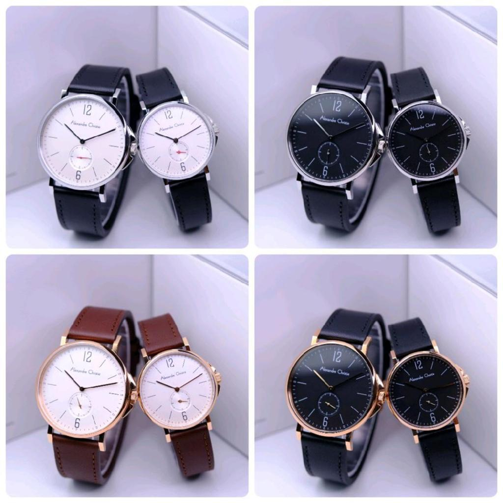 JAM TANGAN COUPLE ALEXANDRE CHRISTIE AC 8458 AC8458 ORIGINAL TERMURAH