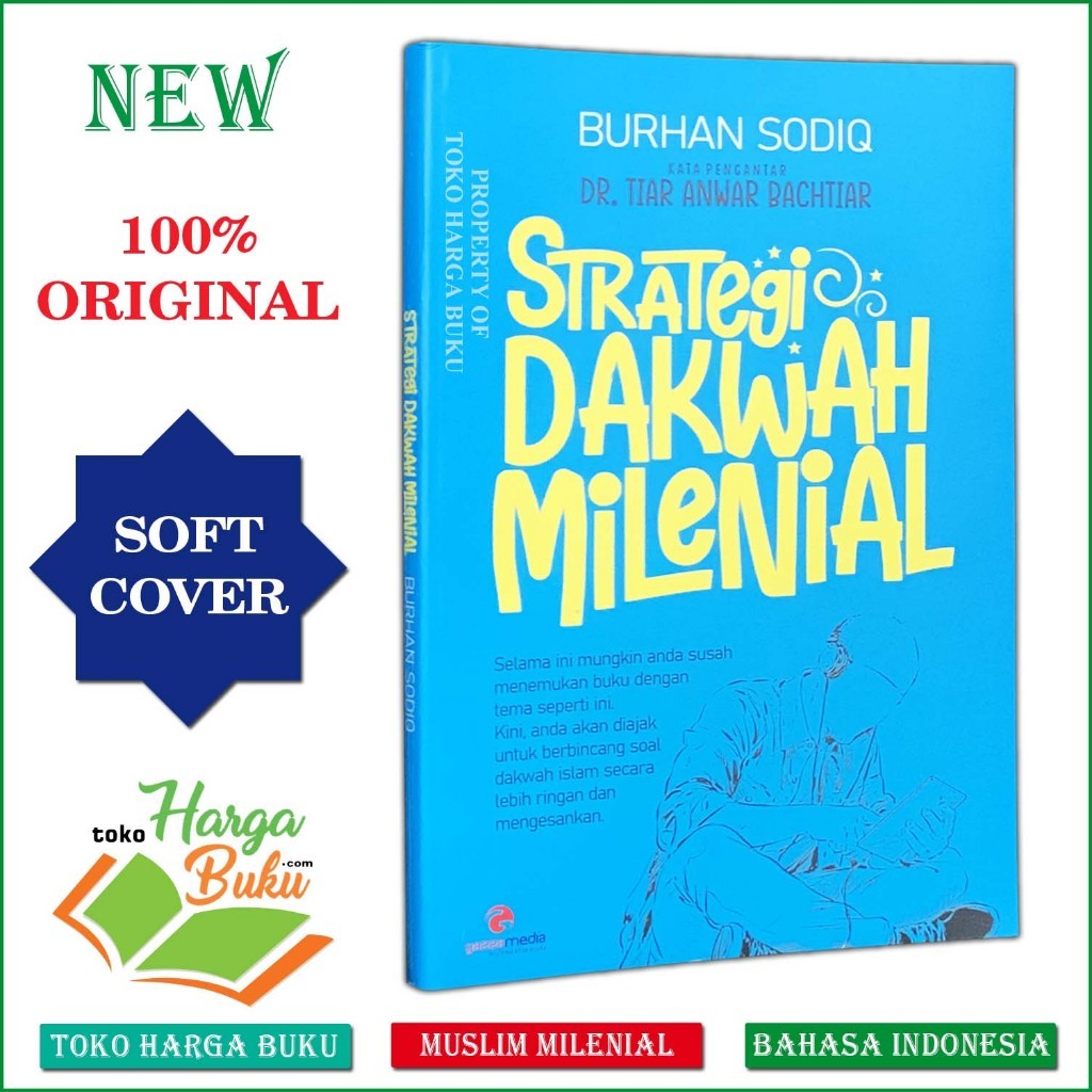 Foto Buku Strategi Dakwah Milenial ORIGINAL Cara Mudah Aktivitas Kultum Generasi Masa kini - Gazza Media