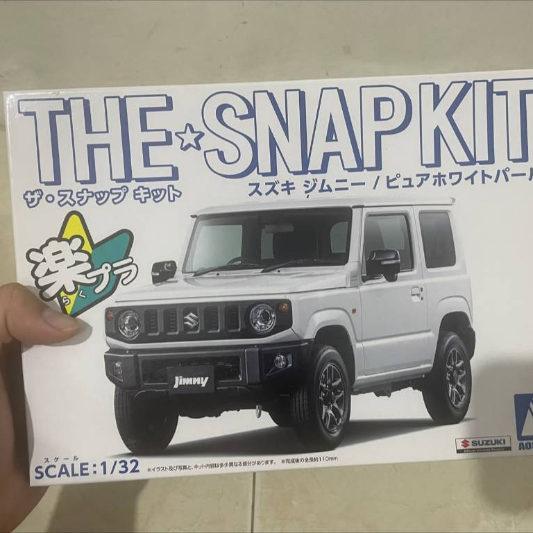 Aoshima SNAP KIT Suzuki Jimny 1/32 Toys Aoshima Jimny Diecast Mobil Jimny Hadiah Anak
