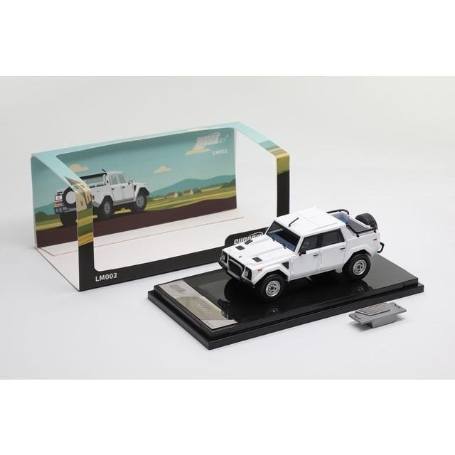 KS-094-504 Shadow Pro 1/64 Lamborghini LM002 Pearl White(LHD)