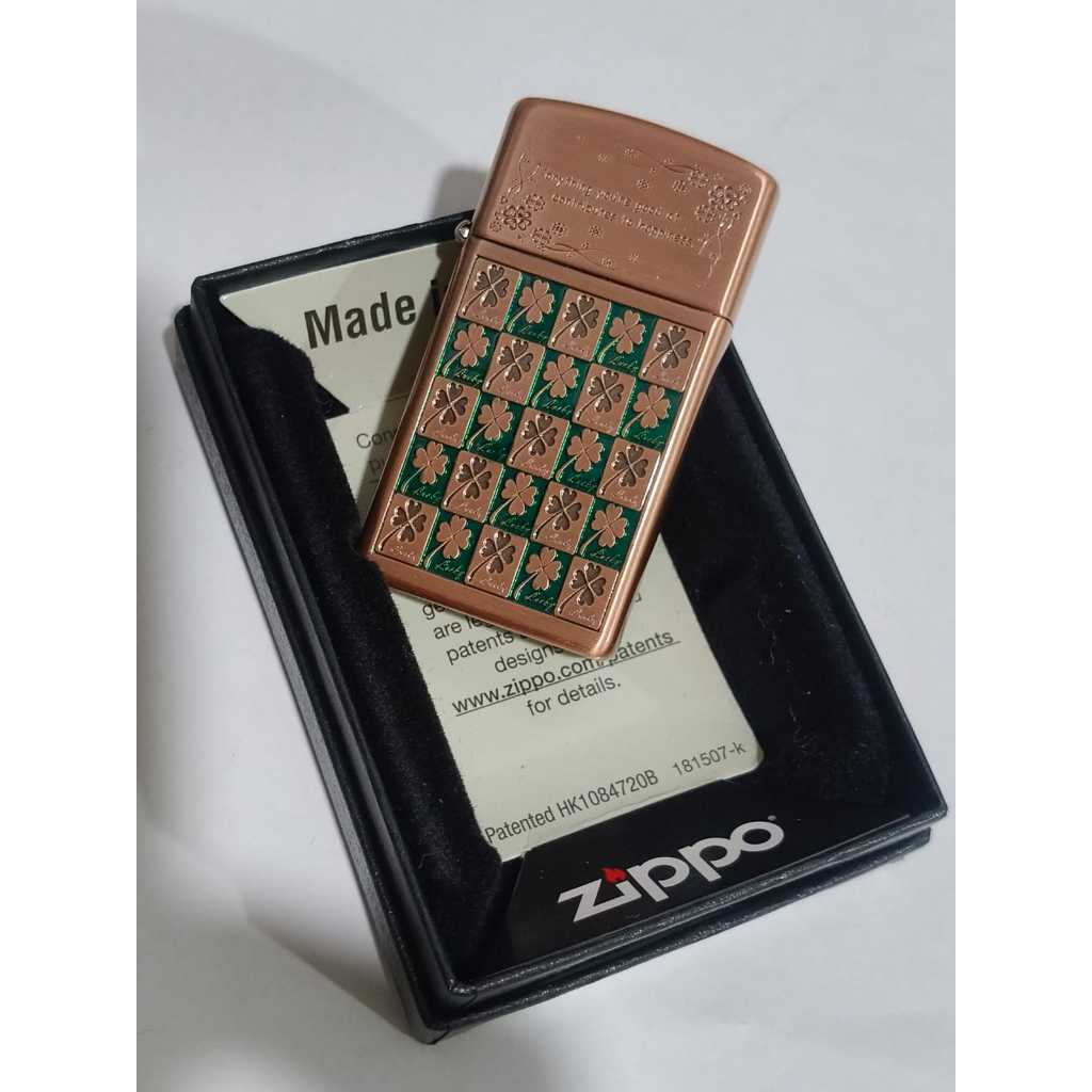 ZIPPO CLOVER SLIM COPPER ORIGINAL