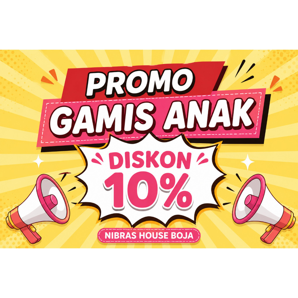 Promo Gamis Anak Diskon 10% Nibras