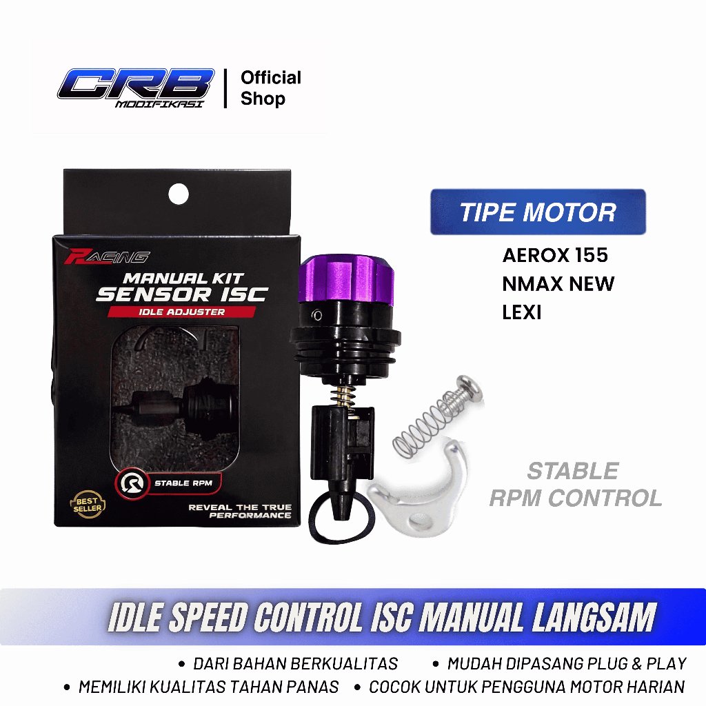 ISC MANUAL AEROX NMAX 155 NEW LEXI 125 SENSOR LANGSAM IDLE SPEED - ISC Manual Nmax New Aerox 155 Isc