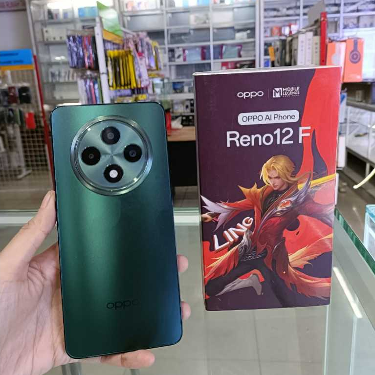OPPO RENO 12F 12 F 4G 8/256GB SECOND SEKEN BEKAS RAM 8  INTERNAL 256