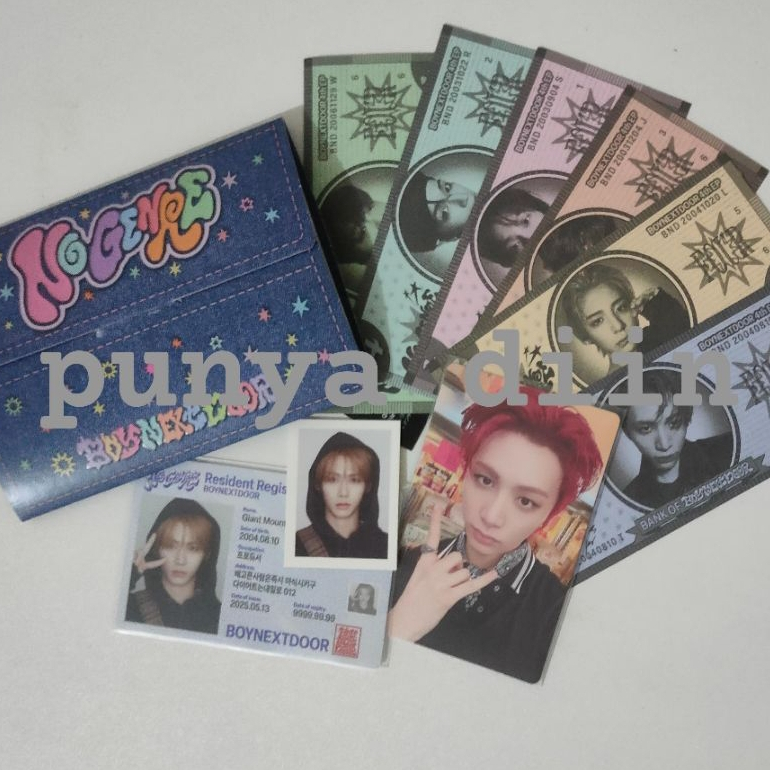  BACA DESKRIPSI  Album Unsealed Boynextdoor No genre weverse Taesan Red hair BND Album murah