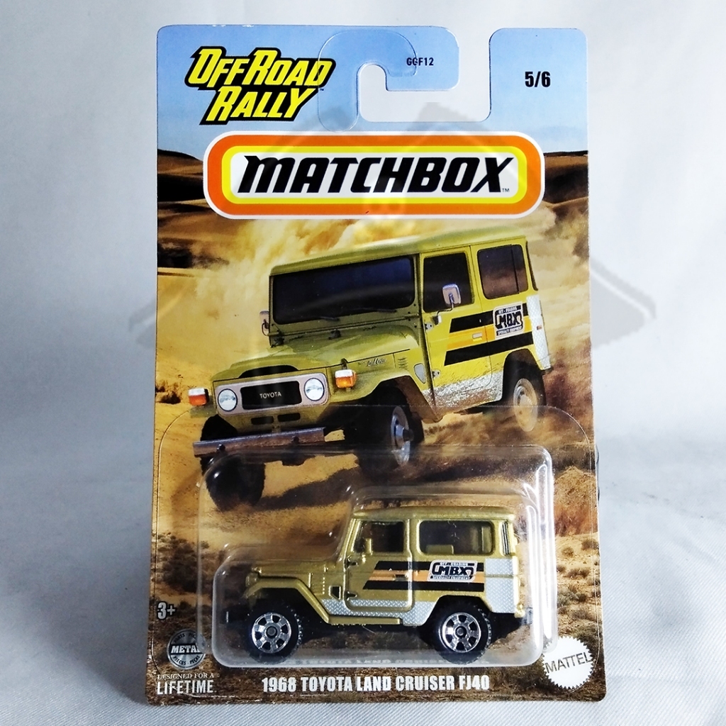 DIECAST MATCHBOX REAL CARS 1968 TOYOTA LAND CRUISER FJ40, MATCHBOX TOYOTA FJ40