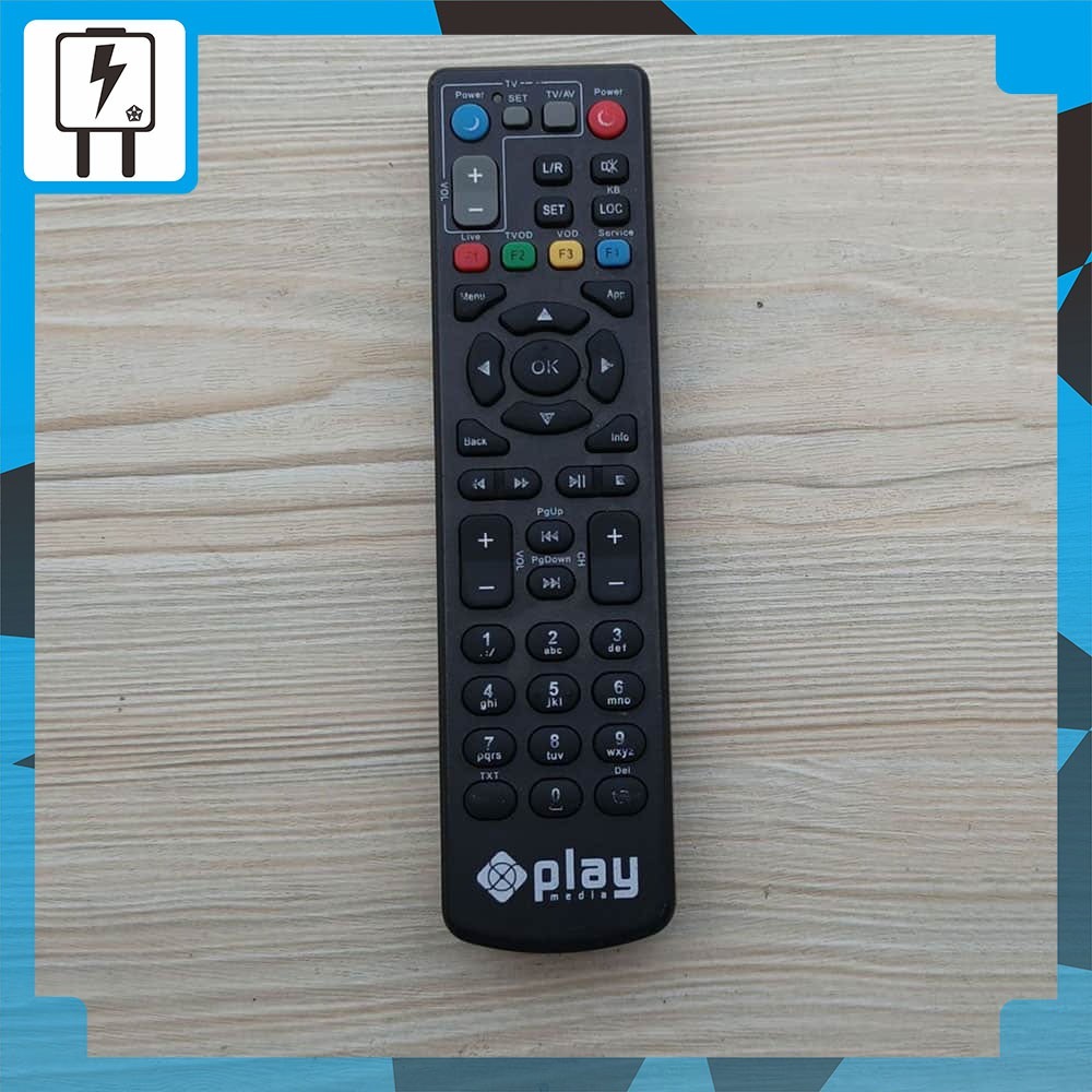 Remote BOX Android MNC Play Media ZTE ZXV10, B860H, B760H Original Controller TV STB Receiver Dekode