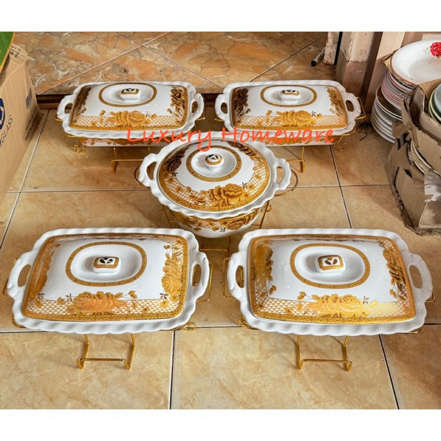 Prasmanan Set Wadah Saji Vicenza Gemini