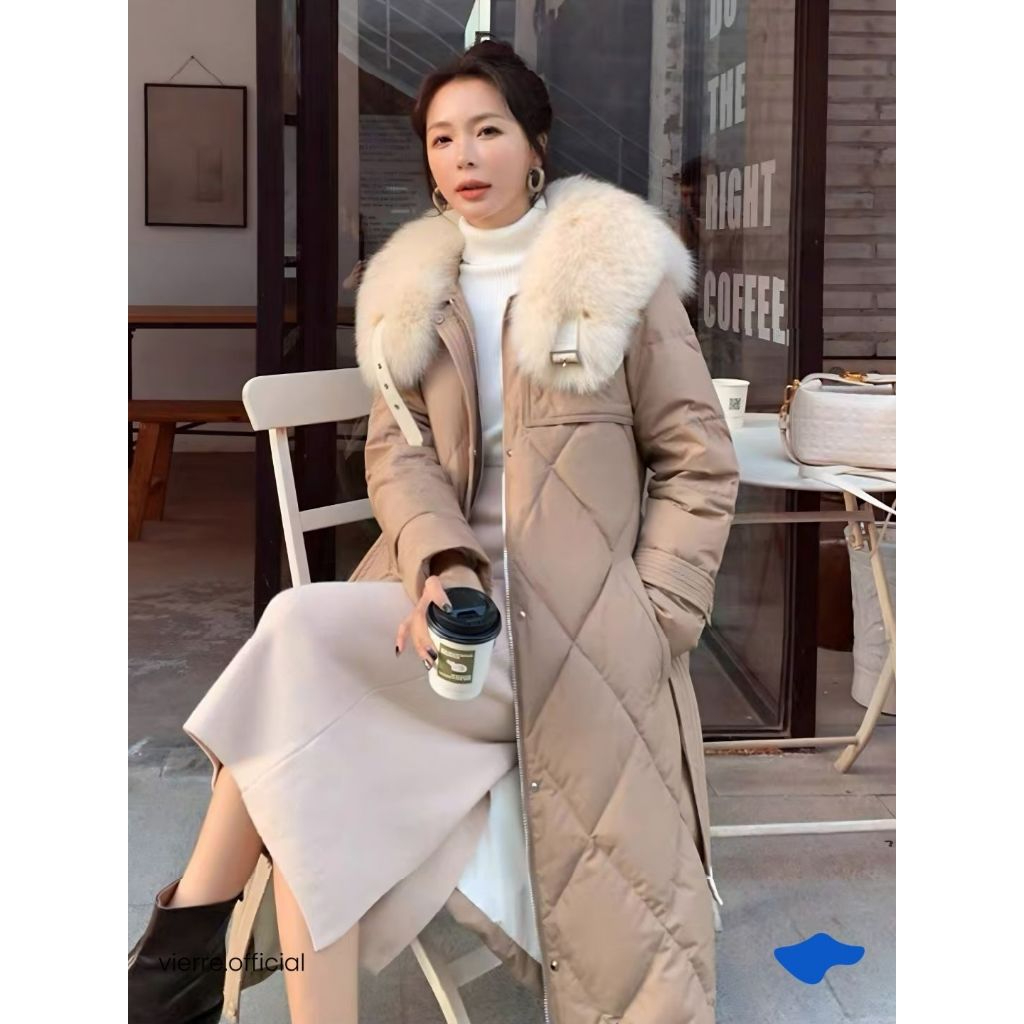 WOMAN - Moet Down Fur Long Coat | Vierre Official