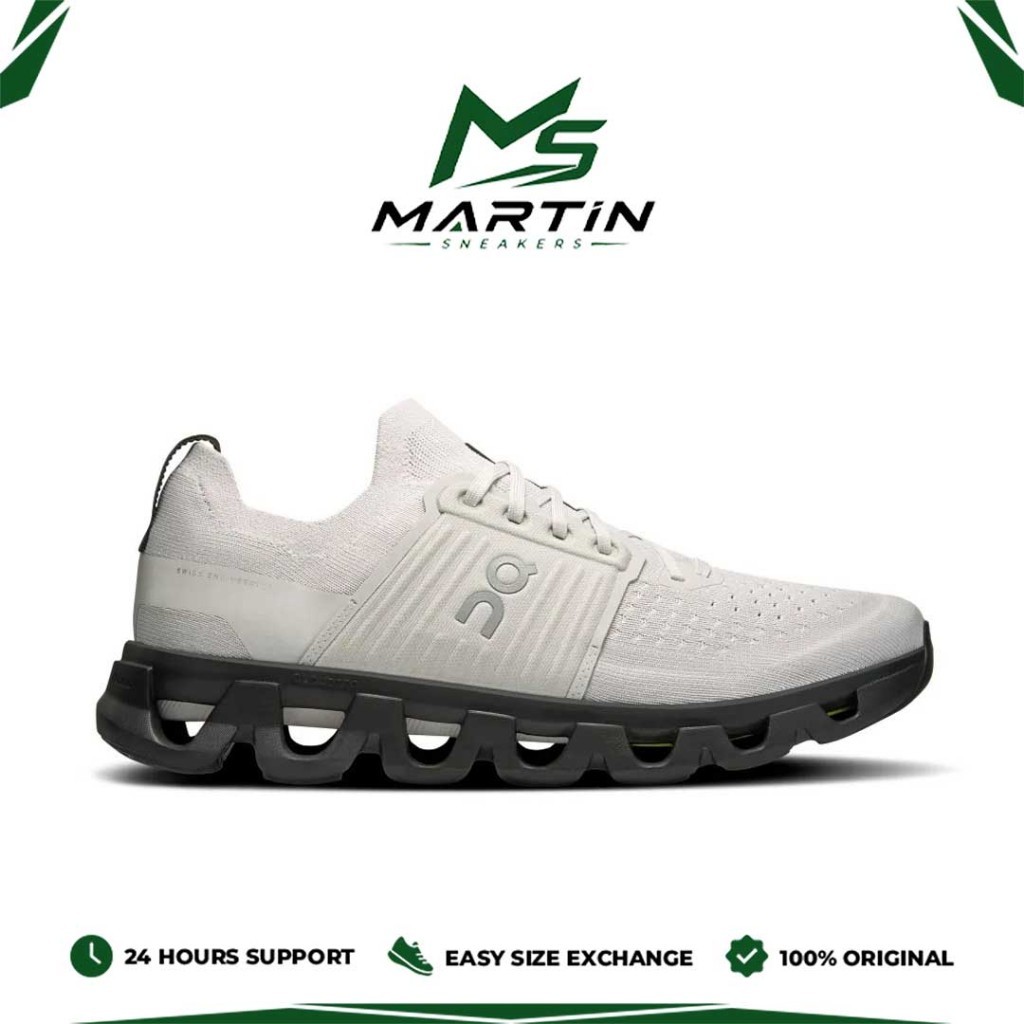 Martin Sneakers - Sepatu On Cloudswift 4 Wolf Black Sneakers Authentic